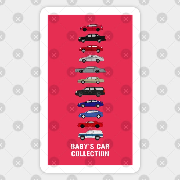 Baby’s Car Collection Sticker by guayguay